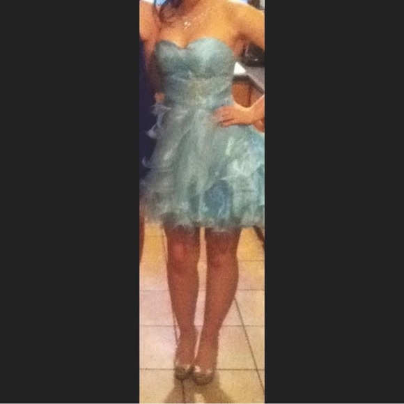Semi-Formal Strapless Dress - Picture 3 of 14